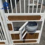 Galvanized Horse Stable Powder Coated Surface Treatments Customized Plastic Wood