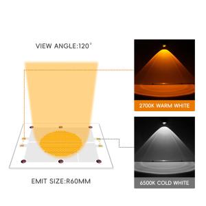 China 1200W 1200W High Power LED COB With 95 LM/W Full Spectrum Dual Color factory