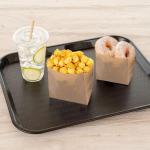 French Fries Packaging Glassine Paper Bags with Customized Logo and Gravure