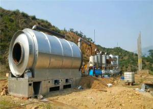 China Automatic 5-15TPD waste tyre pyrolysis machine Waste Plastic Pyrolysis to Fuel Oil Equipment factory