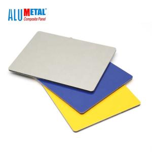 China 6mm 1220x2440MM PE Aluminum Composite Panel Acp Sheet For Ceiling AA3003 factory
