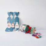 Wholesale Folding Candy Cake Christmas Gift Paper Box Packing With Ribbon