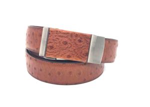 China Custom Leather 100cm Mens Automatic Buckle Belt factory