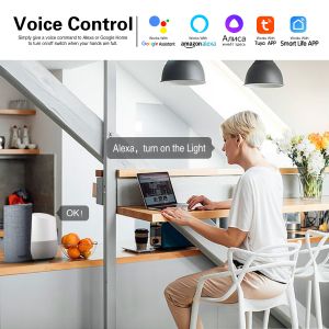 3gang Need Neutral Wire Control Smart Light Switch With App Control Voice