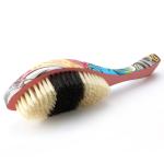 100% Soft Medium Hard Boar Bristle Wooden Hair Brush Red-Black-Blue Armygreen