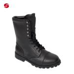 Black Cow Geunine Leather Tactical Boots/Police Boots/Army Boots/Combat Boots