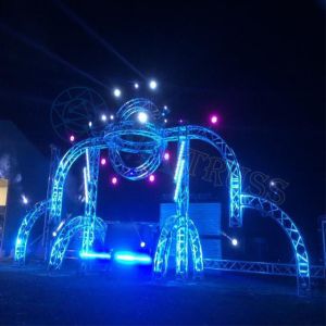 Customized Round Event Truss Structure with Lighting Display