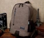 Outdoor canvas backpack unisex travel backpack bag with laptop compartment for