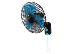 16" 400mm Portable Wall Mounted Fans 3 Speed oscillation Hydroponics Cooling