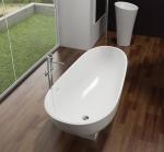 White Free Standing Soaker Tubs 1-2 People Capacity 1800*820*520mm