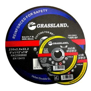 China 9 Inch 230x2.5mm Cut Off MPA Angle Grinder Abrasive Wheel For Metal factory