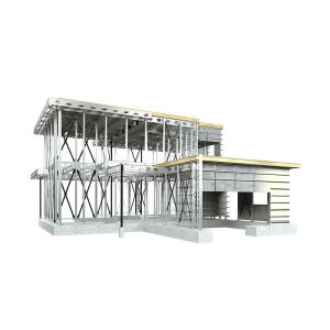 China Welding Processing Service Prefabricated Steel Construction For Light Weight House factory