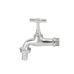 OEM Normal Temperature Brass Ball Bibcock Tap With Plating Nickel Faucet