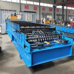 PPGI Raw Material Double Layer Roll Forming Machine With 3Kw Main Motor Power