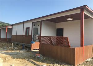 China Pre Engineered Cement Cladding Q345 Prefab Steel House factory