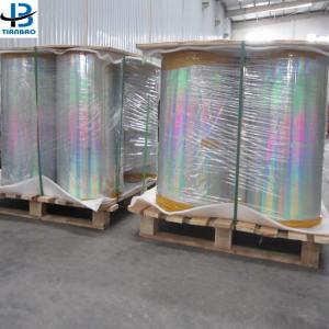 China BOPP Film Rolls Holographic Cold Lamination Film Moisture Proof Sample Freely Provided factory