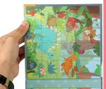Kids Educational Toy Custom Magnetic Jigsaw Puzzles Combination Book For 4-8