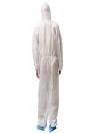 Anti - Blood Disposable Hooded Coveralls With Asbestos Removal