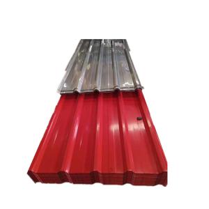 China Galvanized Steel Ppgi Metal Roofing Sheet Steel Roof Sheet Supply ZINC Coating 20g-275g/m2 factory