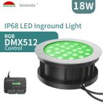 high voltage 18W IP68 Structure led waterproof lights RGB led LED Ground Lights