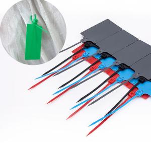 China OEM Durable Custom Plastic Security Seals 50IBS Tensile Strength 100PCS/BAG factory