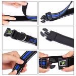 Customization Reflective Dog Head Collar Polyester Luxurious Outdoor Cat Collar