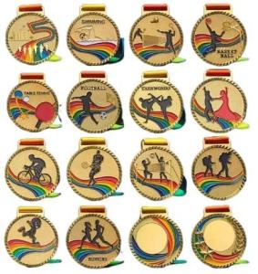China Letterpress Printing Custom Football Medals Generic Laser Engraving Martial Arts Judo Medals factory