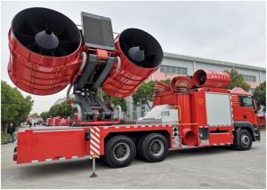 China High Pressure 430mm Diameter Large Smoke Exhaust Fire Truck for Tunnal Outfire factory