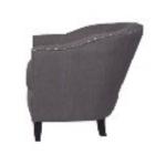 American style Linen fabric upholstery solid wood classic culb chair/single sofa