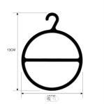 Wholesale Plastic Scarf Hanger Rings