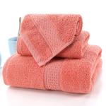 70*140cm Cotton Towel Set for Hotel Home Beach 3pcs Long Staple Absorbent Bath