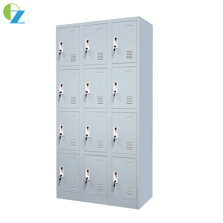 KD Structure 12 Door Steel Locker 0.7Mm thickness for Office School