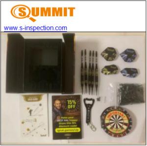 China Soft Tip Darts Quality Inspection Services , RoHS Pre Shipment Inspection Services factory