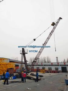 China 8tons Derrick Crane 18M Jib Length for 45m Building Height Construction India Market factory