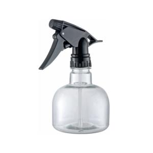 China 250ml Customized Round Shape PET Plastic Bottle with 28/400 Neck Size and Trigger Sprayer factory