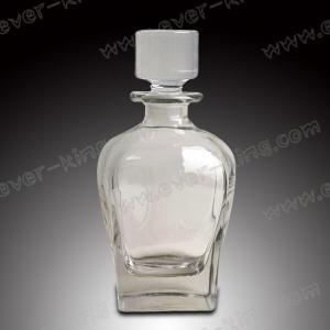China Square 750ml Rum Bottle For Luxury Liquors factory