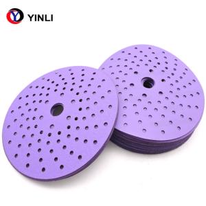 China Zirconia Resin 6 Inch Sanding Discs 40 Grit For Auto Polishing factory