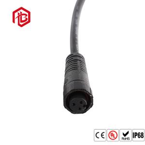 China Screw Locking 250V M12 Waterproof Cable Connector factory