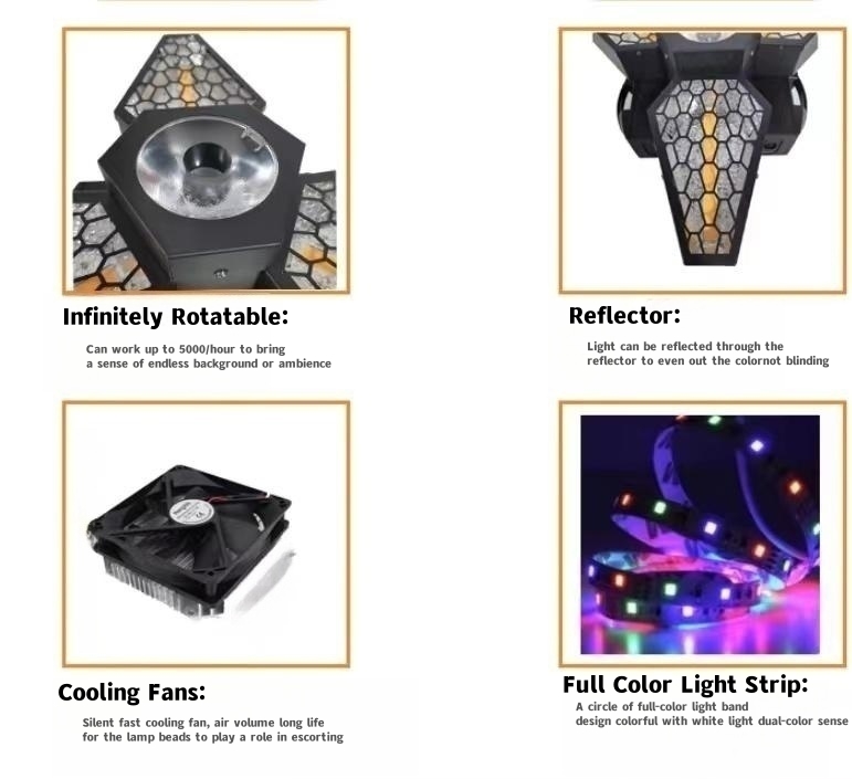 RWGB 3x60w Gold COB 1x40w 4-in-1 Beam Disco Lamp Bar Party Backlight DMX Projector Led Retro Light