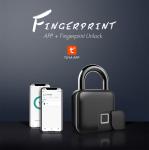 Black L3 Tuya App Remote Control Anti Theft Padlock