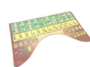 China Membrane Keypad Graphic Overlays With Embossing Dome For Good Tactile factory