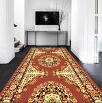European Style Polyester Fiber Custom Commercial Floor Mat For Entrance Corridor