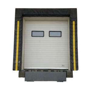 China Rolling Formed Galvanized Steel Dock Seals And Shelters With Yellow Stripe factory