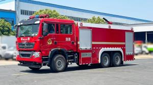 China HOWO Sino Water Tanker Fire Truck Fire Pumper Tender Sprinkler Fire Engine Truck factory