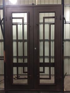 China Modern Style Artist Iron Entry Door factory