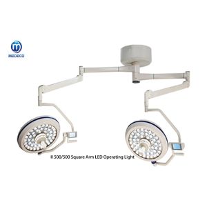 China 500mm Ceiling Mounted Surgical Light 160000lux Shadowless Surgical Light factory