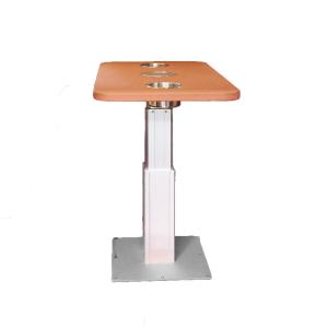 China Manual lifting table mount Best selling metal picnic table legs for the special bus with Adjusts 41cm factory