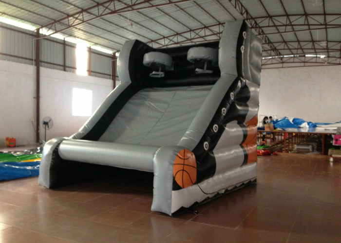 Different colours inflatable basketball shooting games for children
