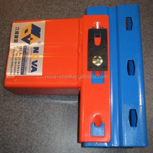 China 50-75mm Pitch Beam Heavy Duty Pallet Racking Customized Beam Length factory