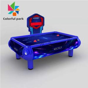 China 4 player Coin Operated Air Hockey Table Metal Material CE Approved factory